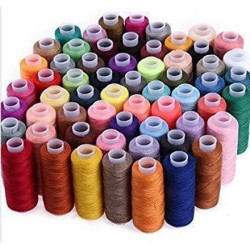 Buy GEEDIAR Sewing Threads for Sewing Machine - 30 Colors Spools Polyester  Sewing Thread Kit for Hand and Sewing Machines Online at desertcartINDIA