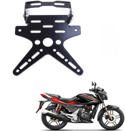Autofy Metal Silencer Guard Silencer Cover for CBZ Black Bike