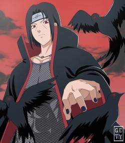 POSTERDADDY Naruto Shippuuden Uchiha Itachi Akatsuki Drawing Matte Finish  Paper Poster Print 12 x 18 Inch (Multicolor) PD-14227 : : Home &  Kitchen