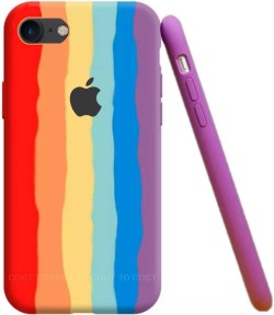 iPhone 7 Plus Rainbow Silicone Case, Multi - Color