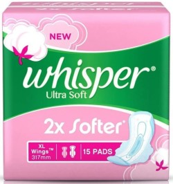 Whisper Bindazzz Nights Koala Soft Sanitary Pads, XXX-Large+ Pack