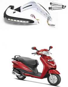 TvEnterprises Head Light Visor for Hero Duet White Bike Headlight