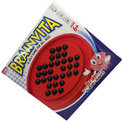 Desi Toys Solitaire , Brainvita , Buddhijaal Game with Marbles