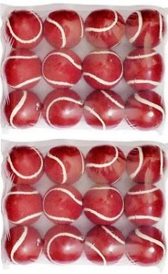 Flash Classic Cricket Tennis Balls (Red) Pack of 6 : : Home &  Kitchen