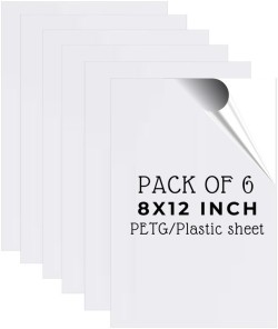1/8 inch (3mm) Milky White Acrylic 12 inchx12 inch Sheet Translucent Plexiglass Cast AZM