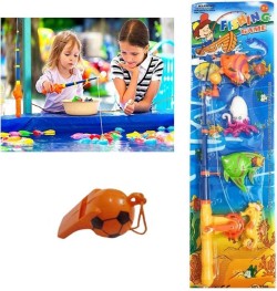 Buy LEYSIN Magnetic Fishing Game Toy for Kids with 1 Fishing Rod and 4  Colorful Fishes Multicolor Pack of 1 Online at Low Prices in India -  .in