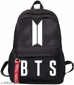 GoodWave BTS Bangtan Boys Casual Bagpack Laptop Bag School Bag with USB  Charging Port 36 L Laptop Backpack Black - Price in India