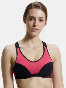 Enamor SB08 Racer Back Medium-Impact Women Sports Lightly Padded