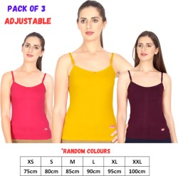 Poomex Branded Trendy Bra for Women's & Girls - Pack of 3 (Random Colors)