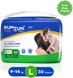 BUMTUM Baby Diaper Pants Double Layer Leakage Protection High Absorb  Technology - L - Buy 62 BUMTUM Cotton Pant Diapers for babies weighing < 14  Kg