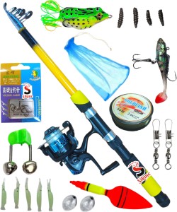 Bengal YF 200 YUFENG FISHING SET COMBO PACK ARENA 240 SIL Silver, Blue Fishing  Rod Price in India - Buy Bengal YF 200 YUFENG FISHING SET COMBO PACK ARENA  240 SIL Silver