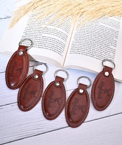 French Bulldog Keychains, SALTY FISH Cute Leather India