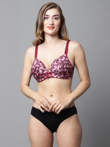 Buy online Multi Colored Satin Bras And Panties Set Of 3 from lingerie for  Women by You Forever for ₹299 at 63% off