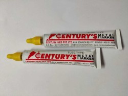 CENTURY Metal Marker Tube Type 3MM Yellow Color