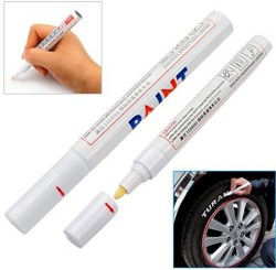 Autofurnish Permanent Tire Marker Pen for Car and Bike -  Tyre Marker