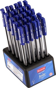 WIN Mystic Ball Pens, 60 Blue Pens, Comfortable Grip, Smooth Ink Flow