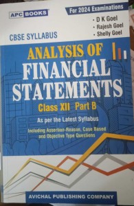 Analysis Of Financial Statements Class 12th, Part-B (Including 