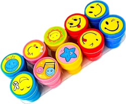 Buy Crackles Kids Stamp Set Motivation Sticker School Scrap Booking Self  Ink Stamp Online at Best Prices in India - JioMart.