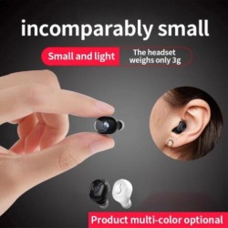Mini Spy Invisible Induction Micro Wireless Headset 2 Pack Headphones