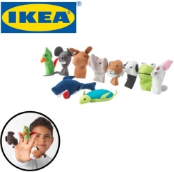 TITTA DJUR Finger puppet, mixed colors - IKEA