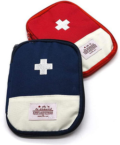 Divinext Small First Aid Kit Travel Pouch Medicine Storage Bag