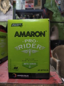 amaron ABR PR 12APBTX25 2.5Ah Battery Sutaible For Platina 2.5 Ah