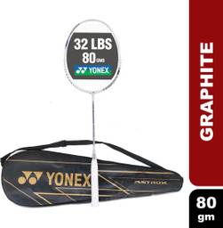 YONEX Astrox Attack 9 White Strung Badminton Racquet (Pack of: 1, 80 g)