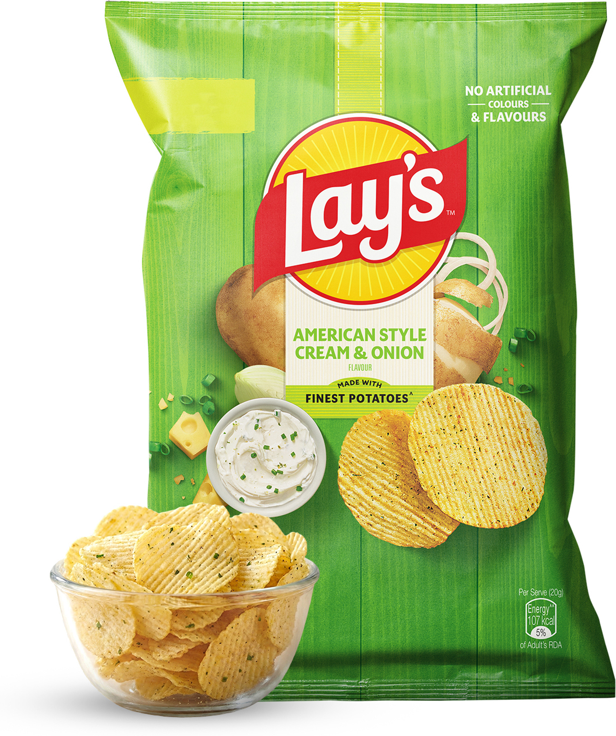 Lay's American Style Cream And Onion Chips (75 g)