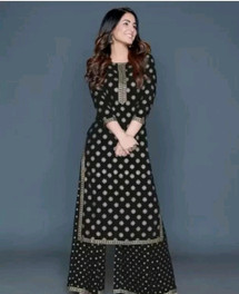flipkart kurtis with palazzo