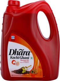 Dhara Kachi Ghani Mustard Oil Mustard Oil Can