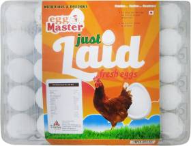 Egg Master Just Laid Fresh Hen White Eggs