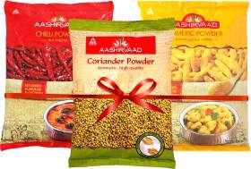AASHIRVAAD Chilli, Turmeric, Coriander/Dhaniya Powder Spices Combo