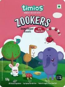 Timios Zookers Animal Shaped Salted Biscuit