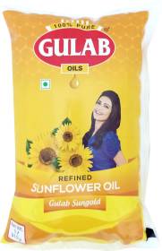 Gulab Sungold Refined Sunflower Oil Pouch
