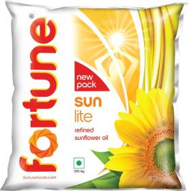 Fortune Sunlite Refined Sunflower Oil Pouch