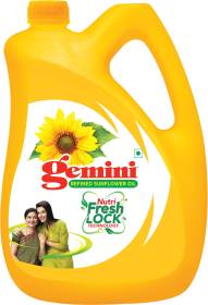 Gemini Refined Sunflower Oil Can