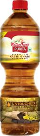 Nature Fresh Purita Premium Kachi Ghani Mustard Oil Plastic Bottle