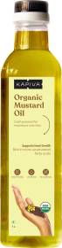 Kapiva Organic Mustard Oil (Supports Heart Health) - 1 L Mustard Oil Plastic Bottle