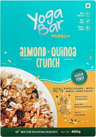Yogabar Almond, Quinoa Crunch Muesli Plus Box