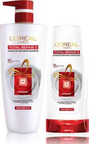 L'Oréal Paris Total Repair 5 Shampoo 704ml with Conditioner 192.5ml