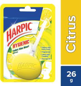 Harpic Hygienic Toilet Rim Block, Citrus Citrus Rim Block