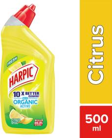 Harpic Organic Active 10X Citrus Liquid Toilet Cleaner