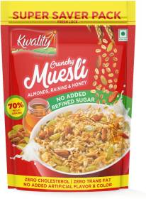 Kwality Almonds, Raisins and Honey Muesli Pouch
