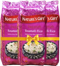 nature's gift Sugandh Basmati Rice (Medium Grain)