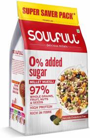 SOULFULL 0% Added Sugar Millet Muesli Bag