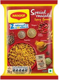 Maggi 2 Minute Special Masala Instant Noodles Vegetarian