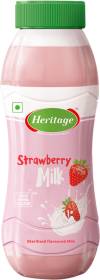Heritage Sterilized Flavoured Strawberry Milk