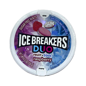 Ice Breaker Duo Fruit+Cool Raspberry Raspberry Mouth Freshener 36 g