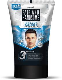 FAIR AND HANDSOME Instant Radiance |Pro-Peptide |Washes of Fine Pollutants Face Wash