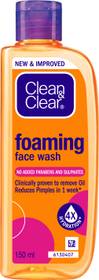 Clean & Clear Foaming  Face Wash